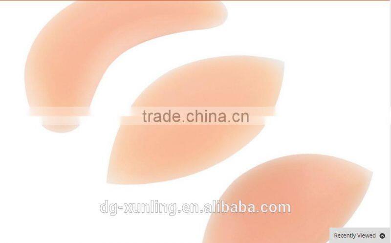 Promotion top sale clear silicone nipple bra inserts