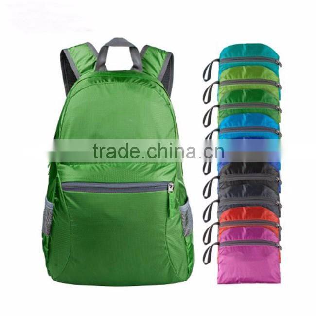 New style fashion waterproof outdoor foldable backpack