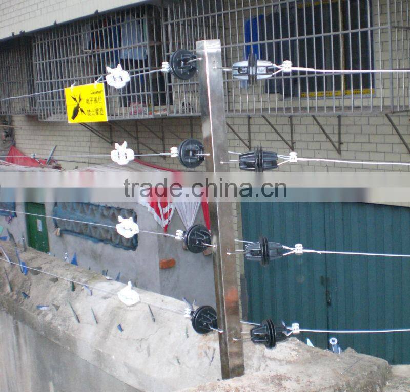 White plastic high tensile electric fence wire tension adjust wire tightener