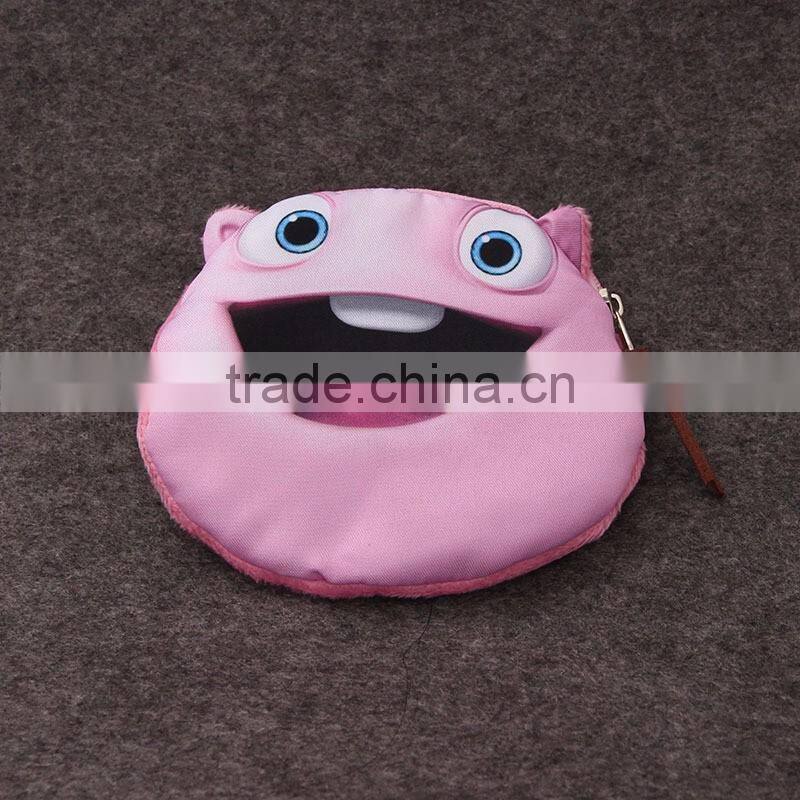 2017 New Cartoon Monster Coin Wallets-Purple (BNE8046)