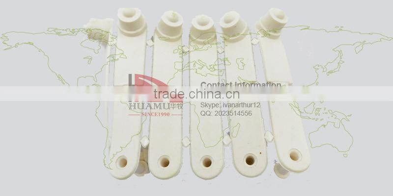 TPU ear tag for pig in white 41*15 mm