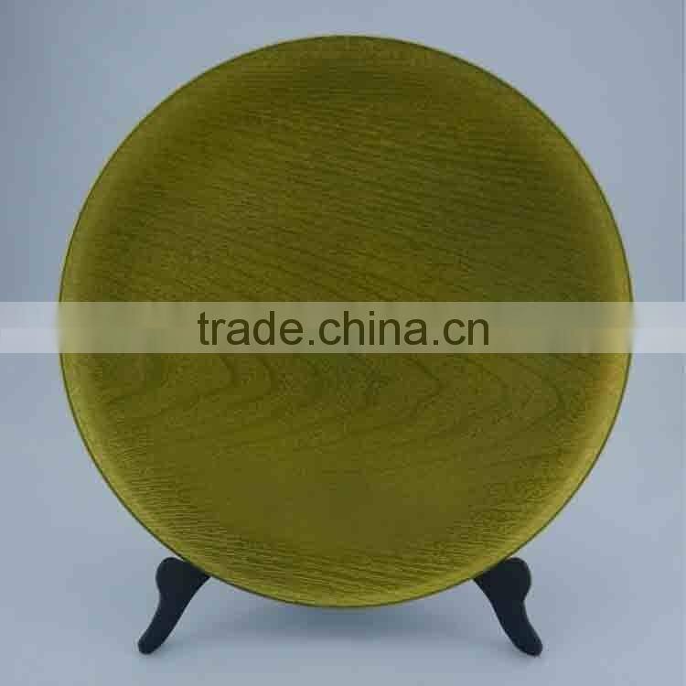 Newest Design Oval Plastic Wedding Cheap Charger Plates Wholesale/plastic blue charger plates