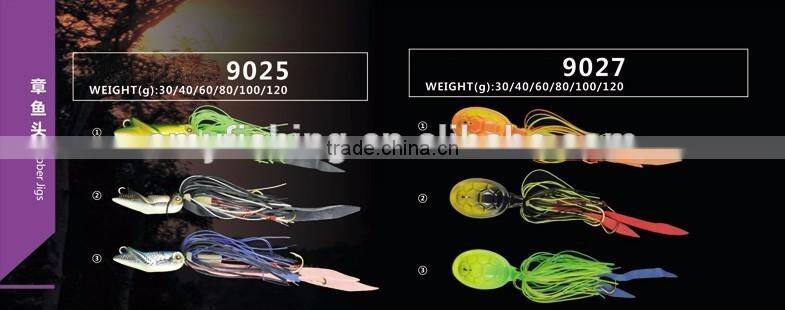 Lead fishing lure fishing rubber jig
