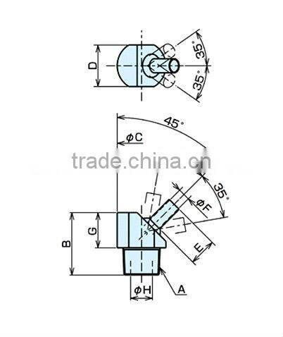 Screw-in coolant nozzle CNC machine tool