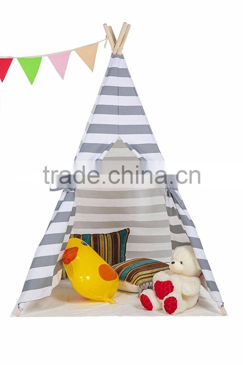 Children Canvas Play Indian Teepee Tent