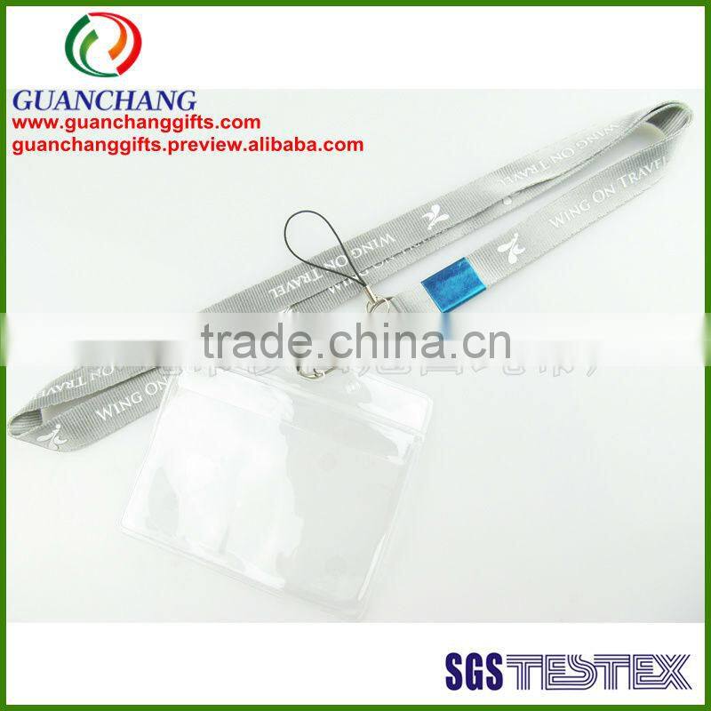 custom plastic pouch lanyard