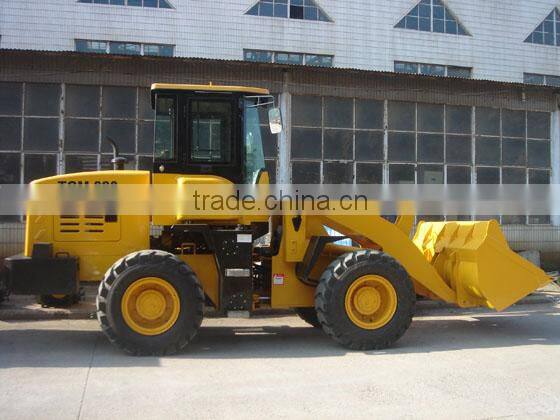 Chinese TCM 820 small wheel loader with 88HP engine and 1.1m3 bucket