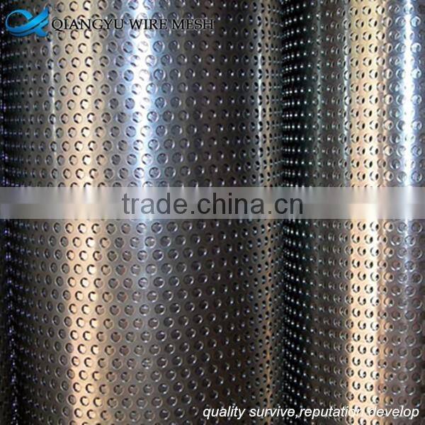 oval round1mm hole galvanized perforated metal mesh in stock
