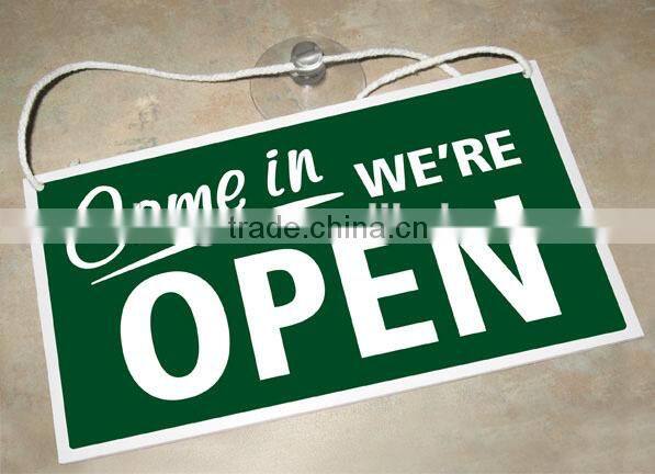 plastic open closed door signs