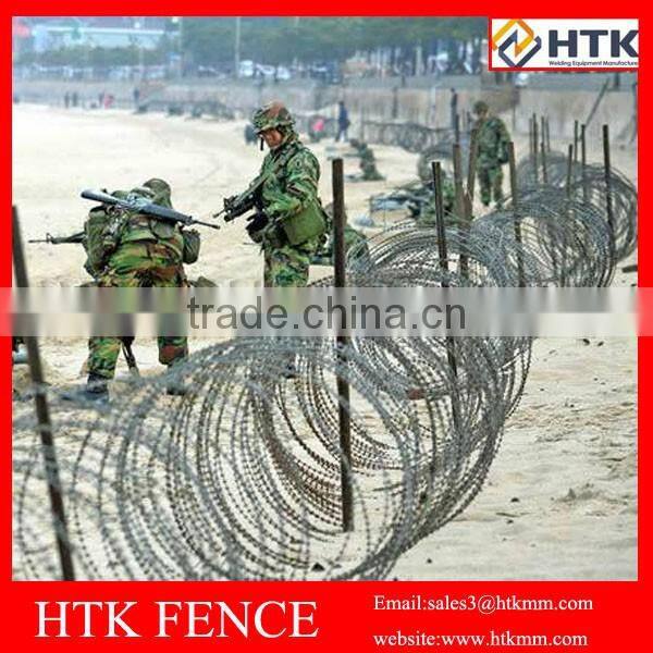 Class 3 Galvanized concertina Razor barbed wire suppliers from China