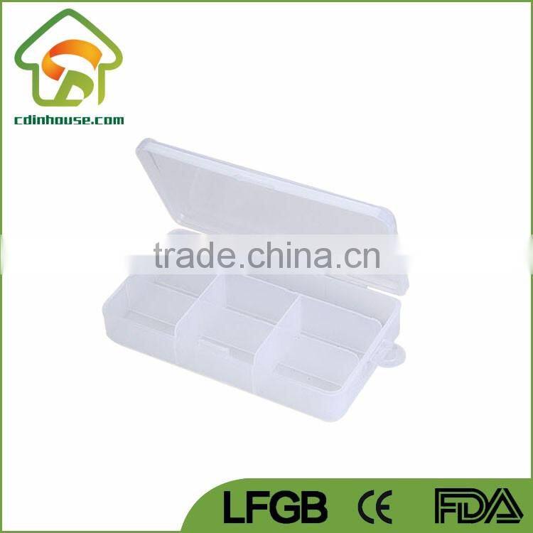 7 Grids Plastic Divided Storage Container