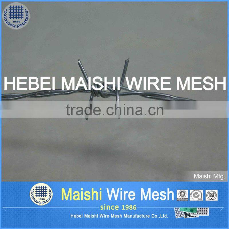 4 Barbed Points Double Strand Barbed Wire