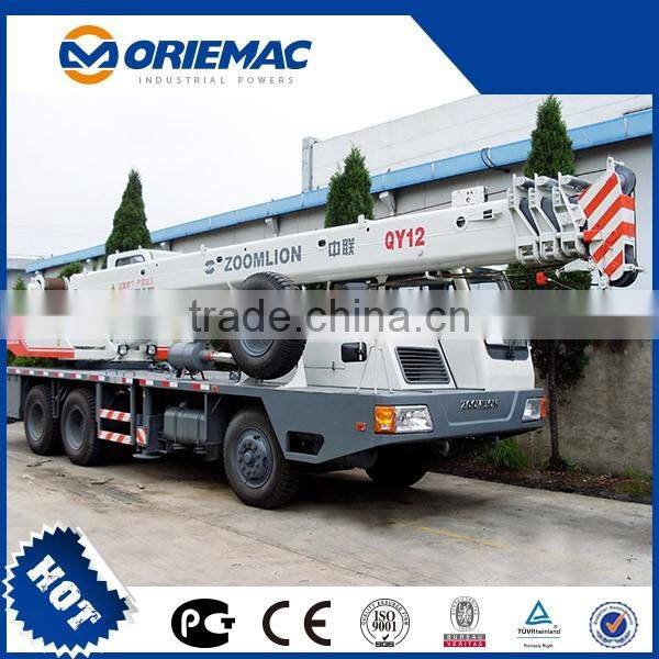 ZOOMLION 20ton crane construction 12 Ton Mobile Truck Crane QY12 for sale