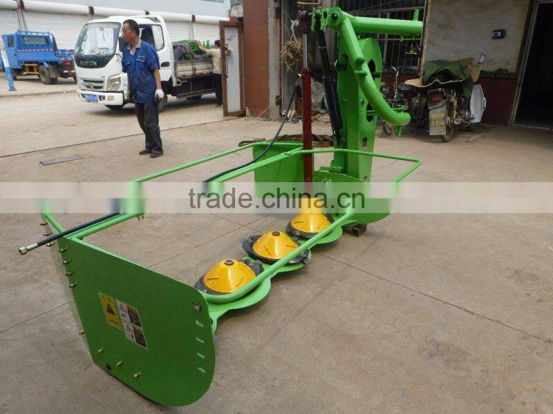 New model drum disc mower,tractor lawn mower,3 point hitch rotary disc mower with CE approved