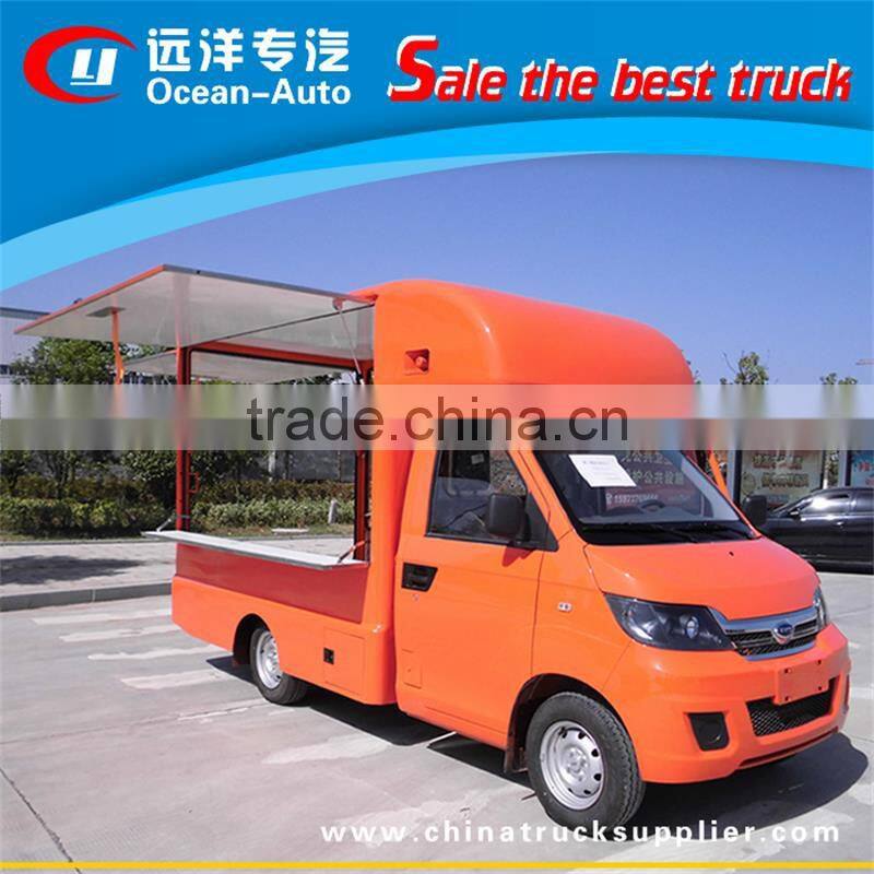 Chery 2600 wheelbase mobile food truck for sale in malaysia