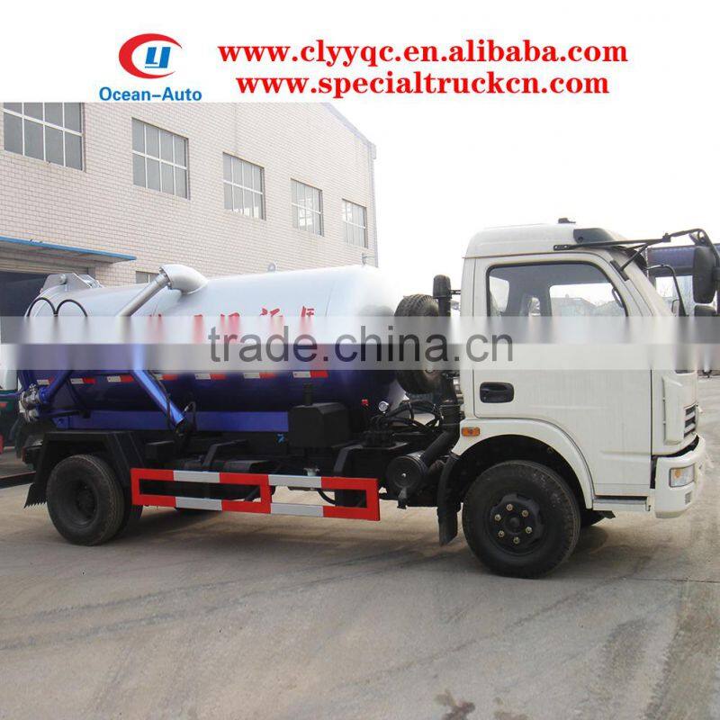 6000L DFAC high pressure vacuum cleaner suction truck