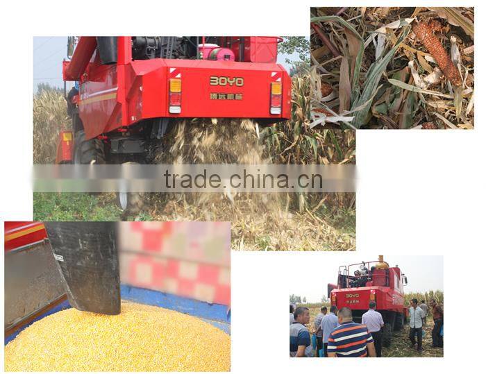 5 rows mini soybean combine harvester