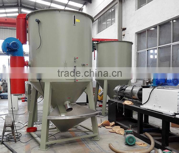 raw material vertical plastic silo mixer