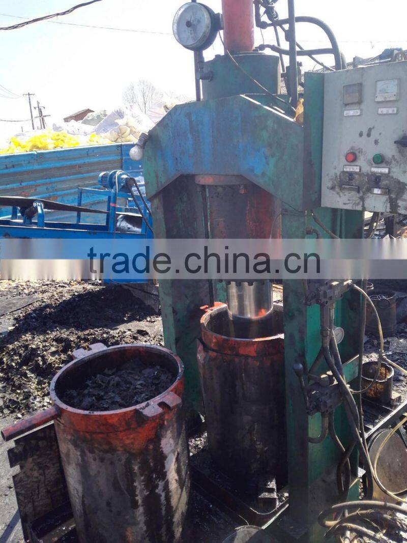 recycling waste engine oil filter element crushing machine