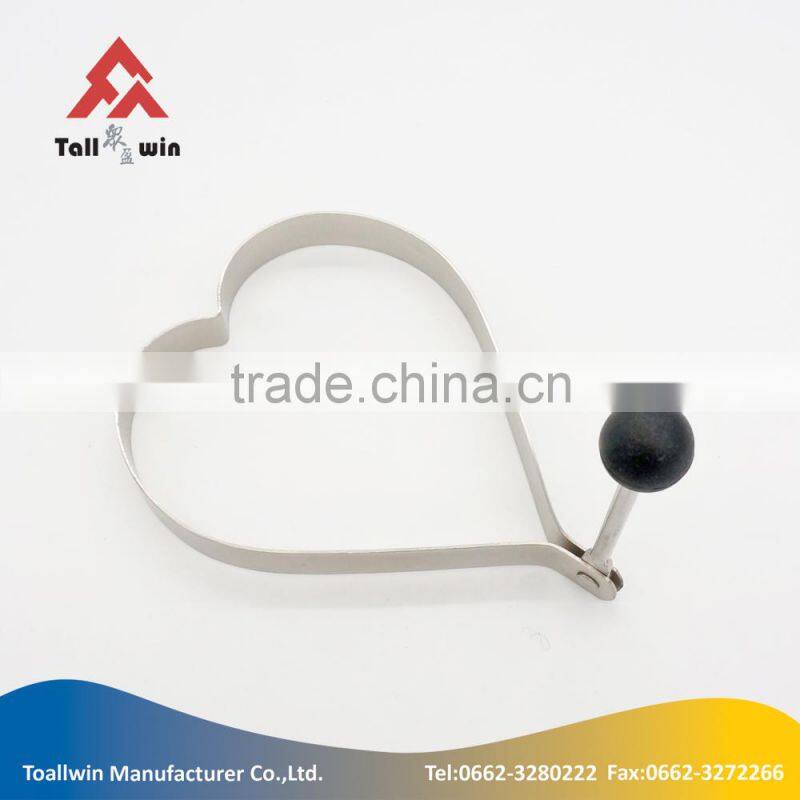 Hot selling!stainless steel heart shape egg ring