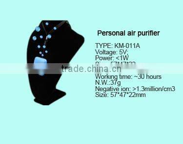 Made in China air cleaning negative ion electrostatic car air purifier