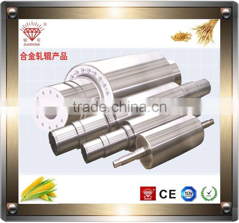 Rubber tread roller for rubber press milling machine