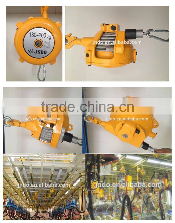 maximum stroke 1.6m 22kg spring balance weight balancer