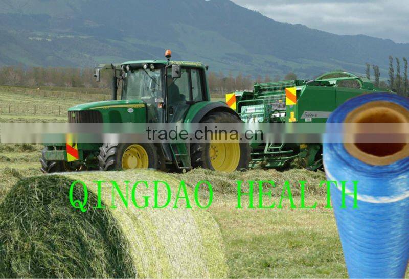 blue, white, green color bale net wrap for grass baler