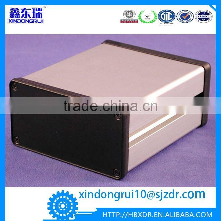 matt and colorful extruded aluminum enclosure