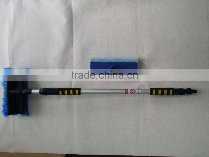 Luxury Car Window Water Clean Elescopic brush With Wiper