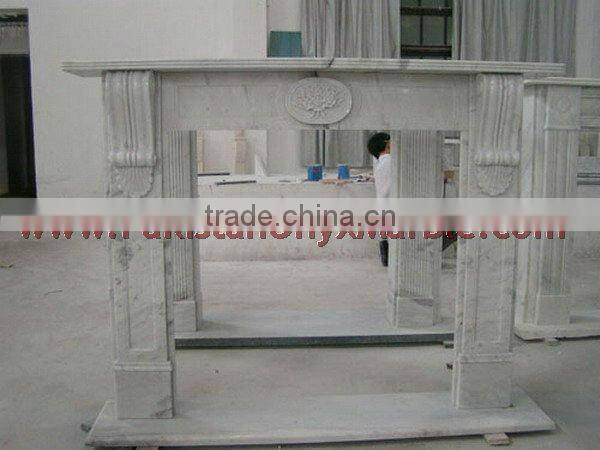 NATURAL COLOR MARBLE FIRE PLACES