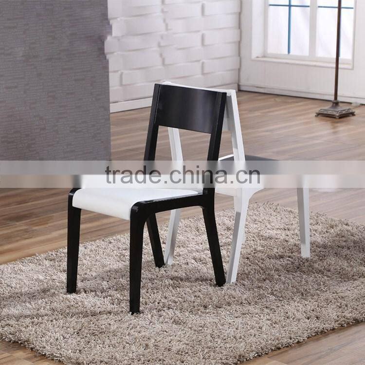 Solid wooden furniture dining chair, rattan dining chair wood relaxing chair