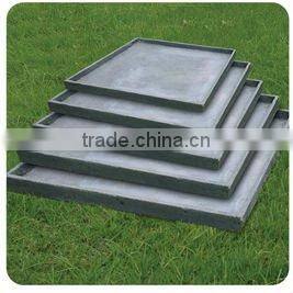 2014 popular fiber clay garden flower saucer