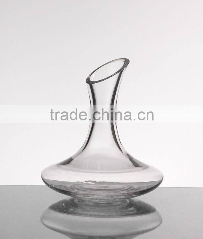 cheap clear irregular glass vase,hand made clear glass vase in high quality