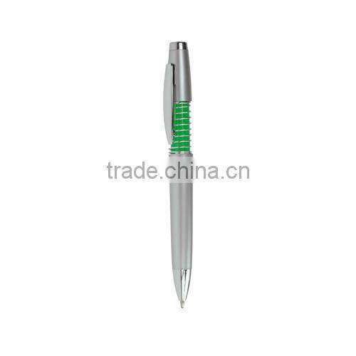 Fashional ballpoint pen with spring for office use