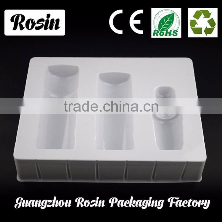 2017 Guangzhou plastic pvc blister tray packaging for cosmetic