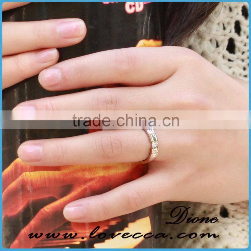 High quality stainless steel engagement wedding ring his and hers sets