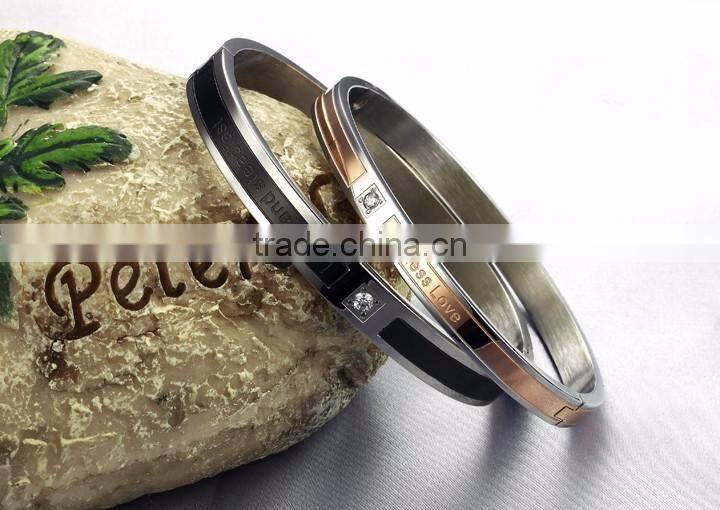 Classical Cool Man Fashion Simple Design 316L Stainless Steel Men Bracelets Jewelry