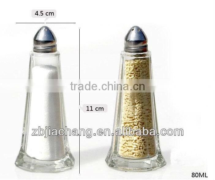35ml slender spices pack bottle glass with holes lid