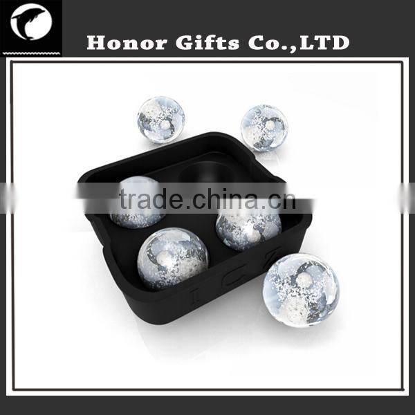 Novelty Food Grade Whiskey Silicone Ice Ball Mold