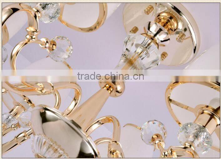 M949 Momoda luxury Crystal contemporary living room bedroom golden lighting chandelier pendant lamp