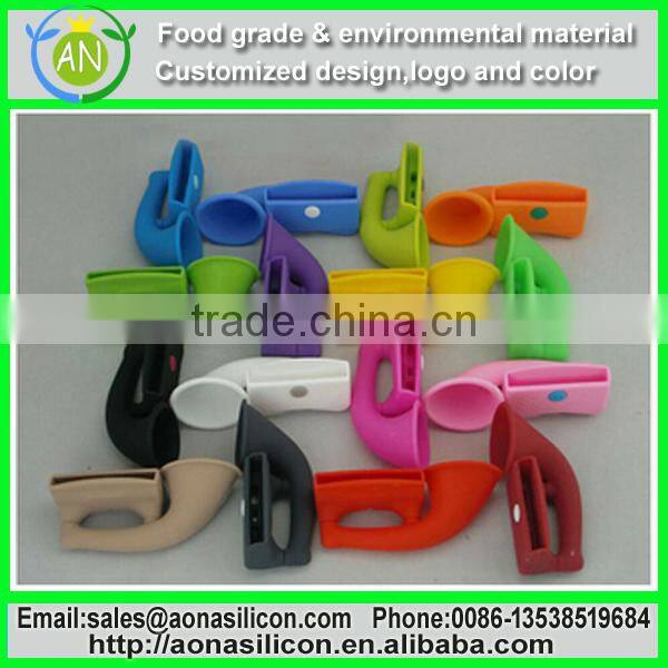 Silicone cell phone speaker and microphone