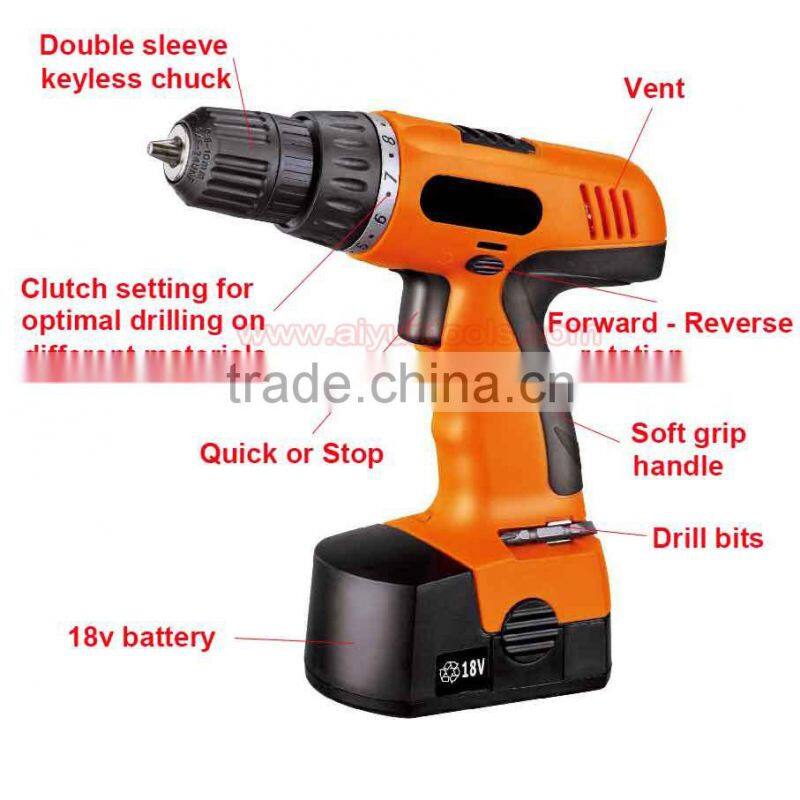18V Cordless Drill super power tools electric drill pistol drill electric screwdriver