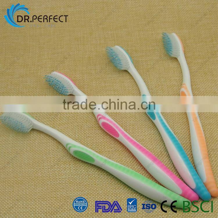 Super Soft Bristle Toothbrush For Adult Rubber Handle Easy Grip