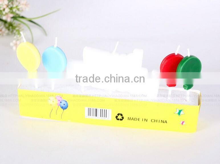 Character and Balloon Happy Birthday Candle