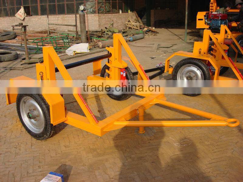 steel Wire drum trailer, cable drum trailer