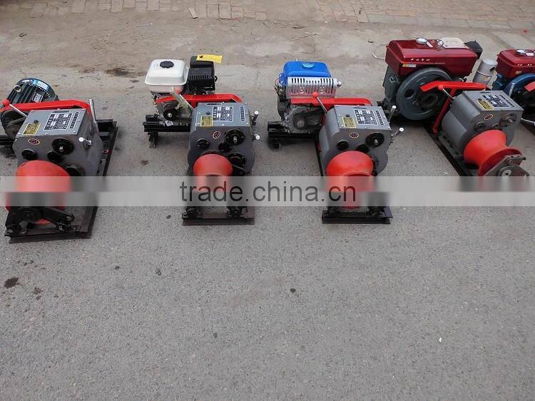 Cable winding winch with gasoline engine 3T / 5T/8T, Hot selling cable winch China,