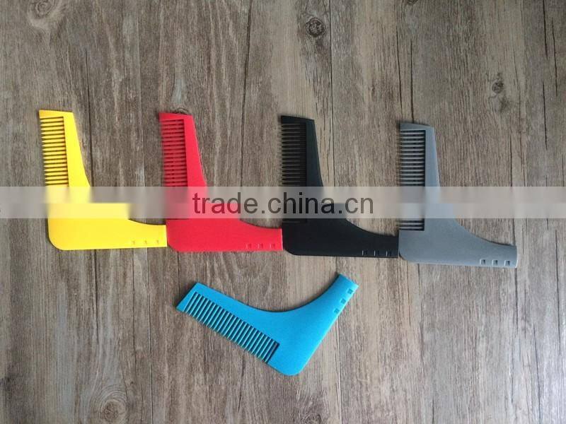 2017 best selling the bro-beard comb facial hair shaping tool beard comb