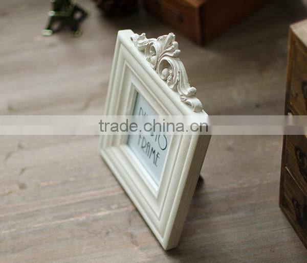 Picture Photo Frame/ White Wooden Photo Picture Frame