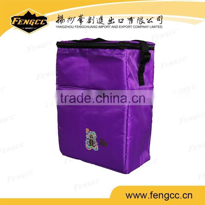 outdoor cylinder football pattern lunch bag beer cooler bag